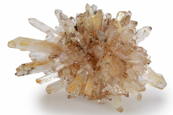 Sparkling Orange Creedite Crystal Cluster - Durango, Mexico #360613